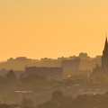 Morgens, Blick auf NB 
